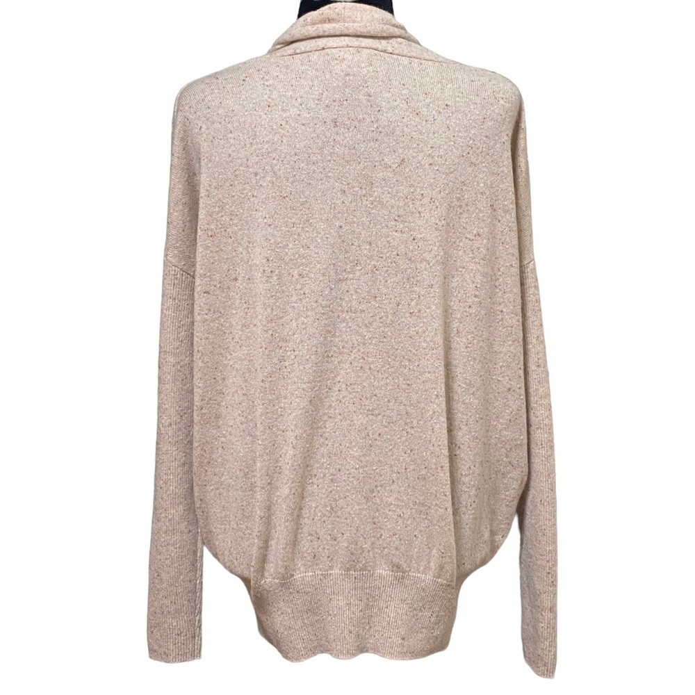 Leo & Sage Cashmere Quiet Luxury Ribbed Pullover Sweater Medium - Picture 3 of 6